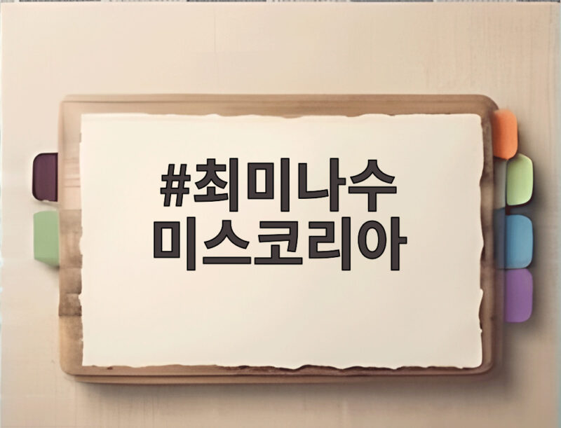 최미나수 미스코리아