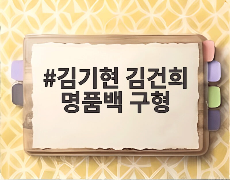 김기현 김건희 명품백 구형 1년 실형 위기 속 부부 공방 1 김기현 김건희 명품백 구형
