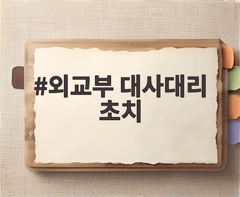외교부 대사대리 초치와 우크라이나 북한군 포로 송환 논란 1 외교부 대사대리 초치