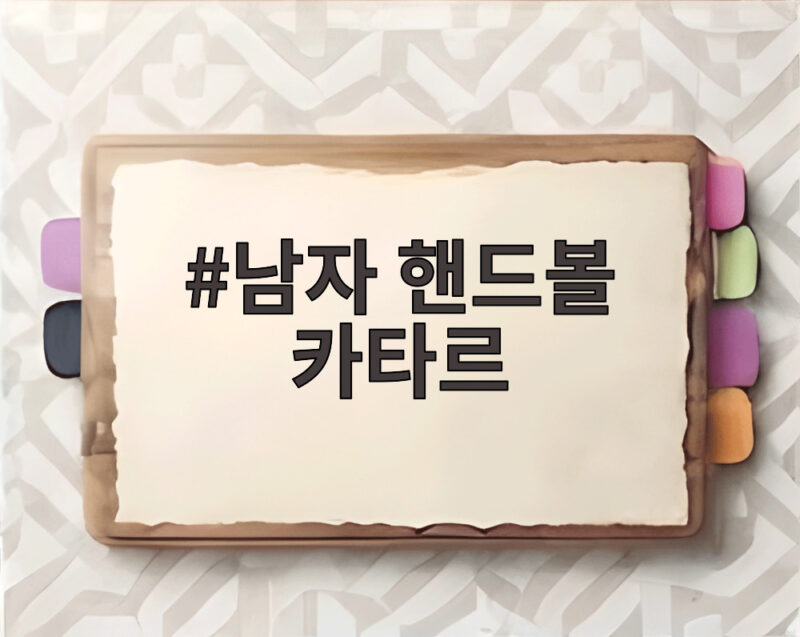 남자 핸드볼 카타르 준결승 패배 아쉬운 동메달 도전 1 남자 핸드볼 카타르 경기 장면