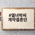 열녀박씨 계약결혼뎐