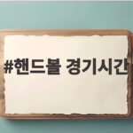 핸드볼 경기시간 총정리, 시청 전에 알아두면 좋은 규칙과 관전 포인트 핸드볼 경기시간