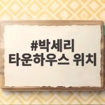 박세리 타운하우스 위치 대전 아파트와 리우 숙소 둘러보기 박세리 타운하우스 위치
