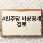 민주당 비상징계 검토 김민석 대표 비판 유튜버 제명되나 민주당 비상징계 검토