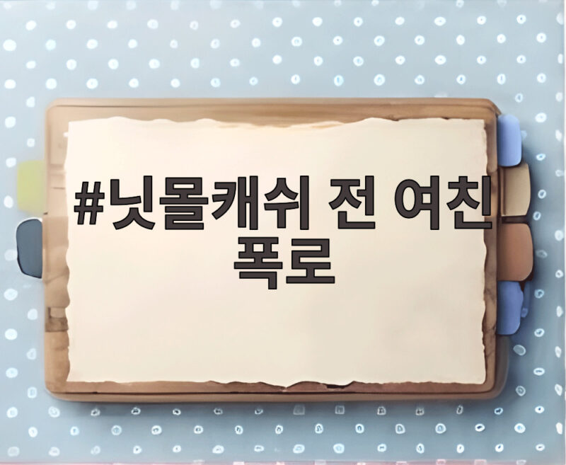 닛몰캐쉬 전 여친 폭로로 활동 전면 중단, 사과 없이는 안 되는 이유 1 닛몰캐쉬 전 여친 폭로