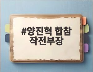 양진혁 합참 작전부장