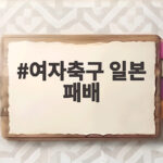 여자축구 일본 패배 4강에서 무너진 아쉬움과 다음 경기 여자축구 일본 패배
