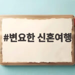 변요한 신혼여행