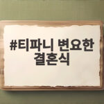 티파니 변요한 결혼식