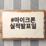 마이크론 실적발표일