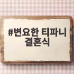 변요한 티파니 결혼식