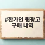 한가인 뒷광고 구매 내역 공개 의혹과 해명의 전말 한가인 뒷광고 구매 내역