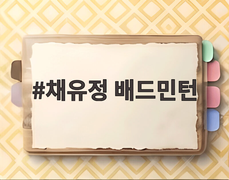 채유정 배드민턴 해설, 나고야 아시안게임에서 왜 화제인가 1 채유정 배드민턴