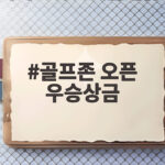 골프존 오픈 우승상금 2억 원 주인공은 과연 누구 골프존 오픈 우승상금