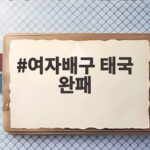 여자배구 태국 완패 2연속 노메달 충격 일본에서 무엇을 배웠나 여자배구 태국 완패