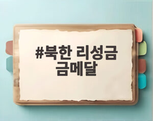 북한 리성금 금메달