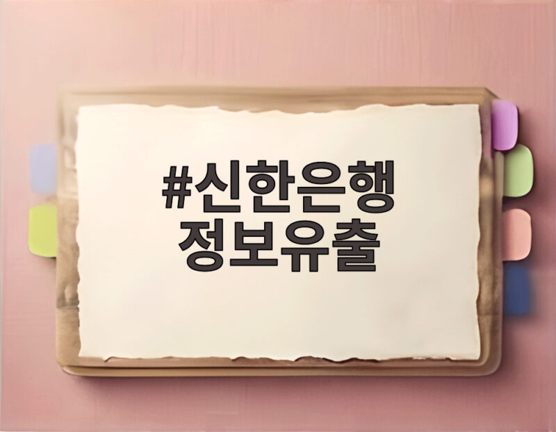 신한은행 정보유출 사고 현장 조사와 고객 대응법 확인 1 신한은행 정보유출