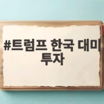 트럼프 한국 대미 투자 텍사스와 알래스카 뭐가 담겼나 트럼프 한국 대미 투자