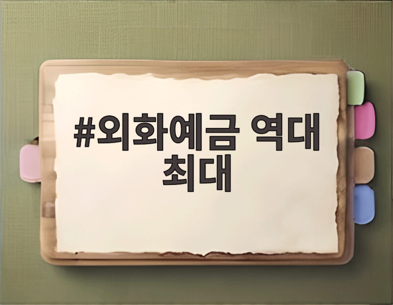 외화예금 역대 최대 1406억달러 기업들이 달러를 쌓아두는 이유 1 외화예금 역대 최대