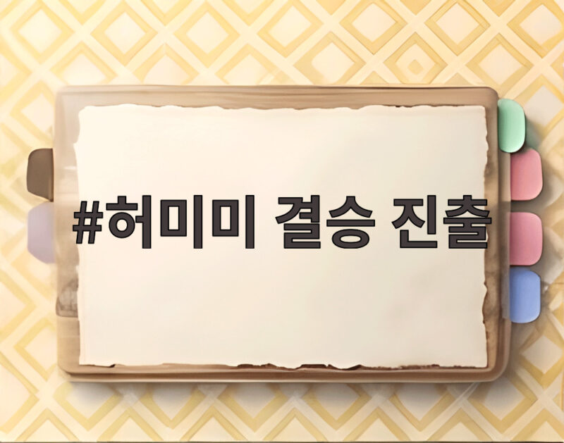 허미미 결승 진출