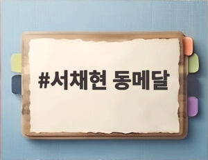 서채현 동메달