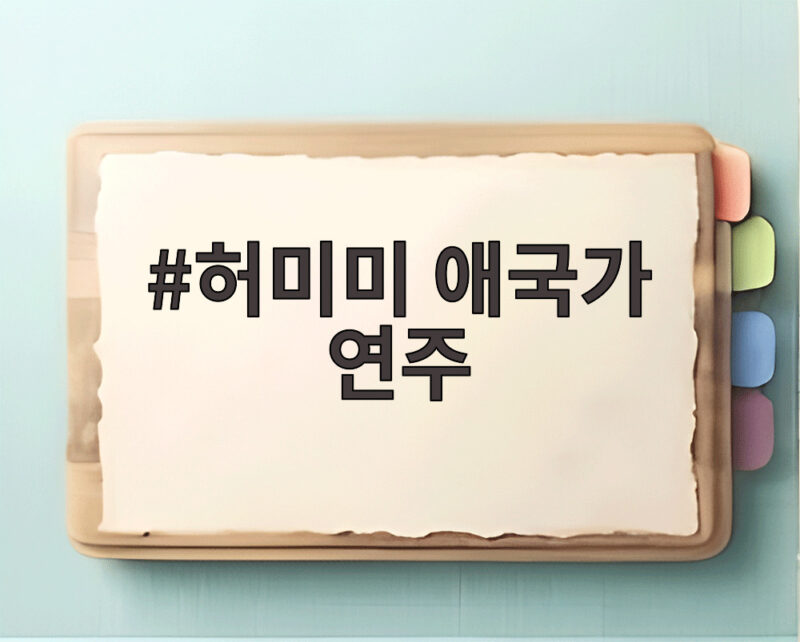 허미미 애국가 연주 순간 태극기 보며 눈물 참은 사연 1 허미미 애국가 연주