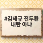 김태규 전두환 내란 아냐