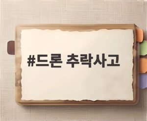 드론 추락사고