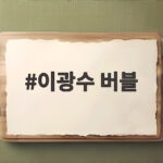 이광수 버블