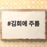 김희애 주름 두고 도 넘은 외모 평가 자연스러운 나이 듦이 필요한 이유 김희애 주름