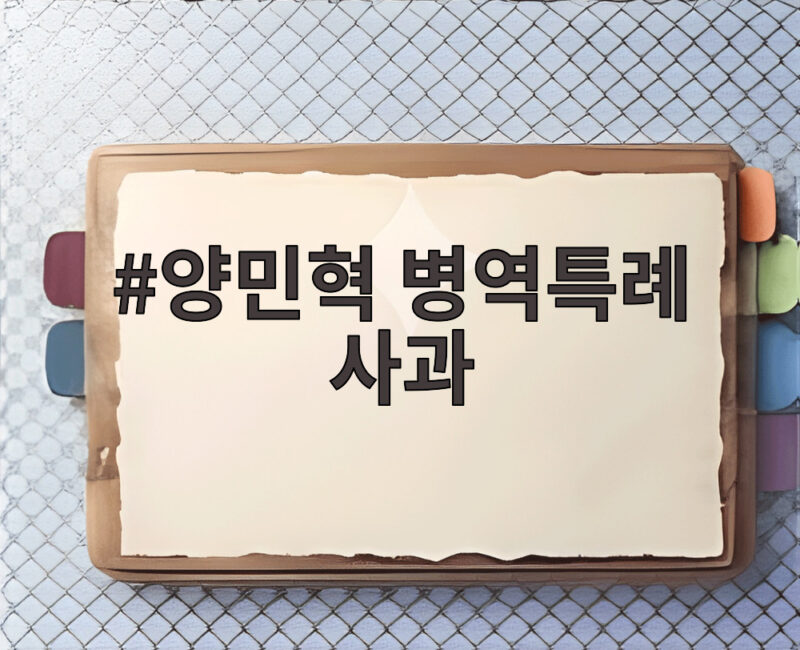 양민혁 병역특례 사과 논란 우리가 놓친 진짜 이야기 1 양민혁 병역특례 사과
