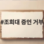 조희대 증언 거부 사유서 국회 제출 대법원장 국감 출석할까 조희대 증언 거부