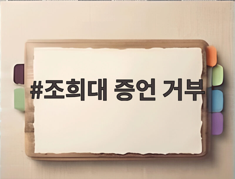 조희대 증언 거부 사유서 국회 제출 대법원장 국감 출석할까 1 조희대 증언 거부