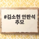 김소현 안판석 추모 연애박사 첫방송 앞두고 전한 애틋한 마음 김소현 안판석 추모