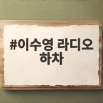 이수영 라디오 하차 자녀 백혈병 치료에 전념하기로 한 사연 이수영 라디오 하차