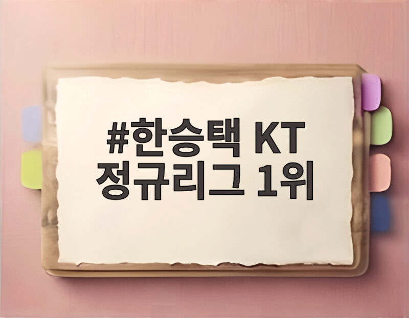 한승택 KT 정규리그 1위 FA 영입 3인방 활약이 만든 5년 만의 우승 1 한승택 KT 정규리그 1위