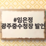 임은정 광주중수청장 발언 개문발차 정상 가동 어려운 이유 임은정 광주중수청장 발언