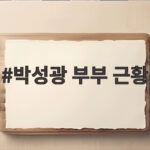 박성광 부부 근황 KCM 결혼식 동반 참석하며 이혼설 일축 박성광 부부 근황