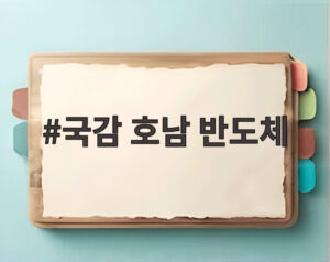 국감 호남 반도체