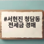 서현진 청담동 전세금 경매