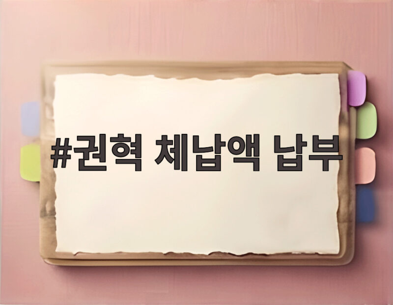 권혁 체납액 납부 15년 만에 3938억 원 전액 납부하기로 1 권혁 체납액 납부