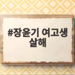 장윤기 여고생 살해