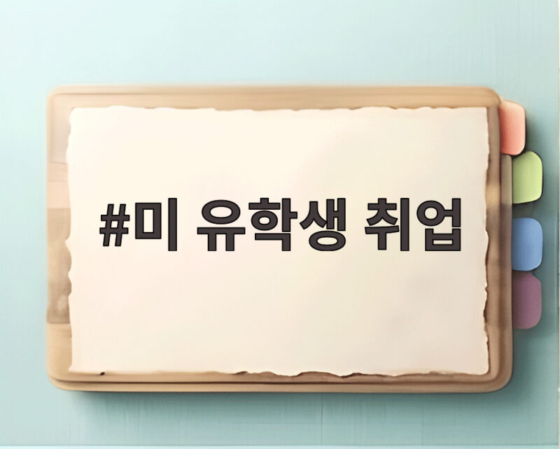 미 유학생 취업 수수료 1억원 부과 언제부터 어떻게 준비할까 1 미 유학생 취업