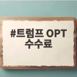 트럼프 OPT 수수료