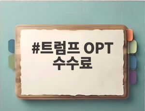 트럼프 OPT 수수료