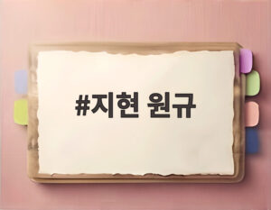 지현 원규
