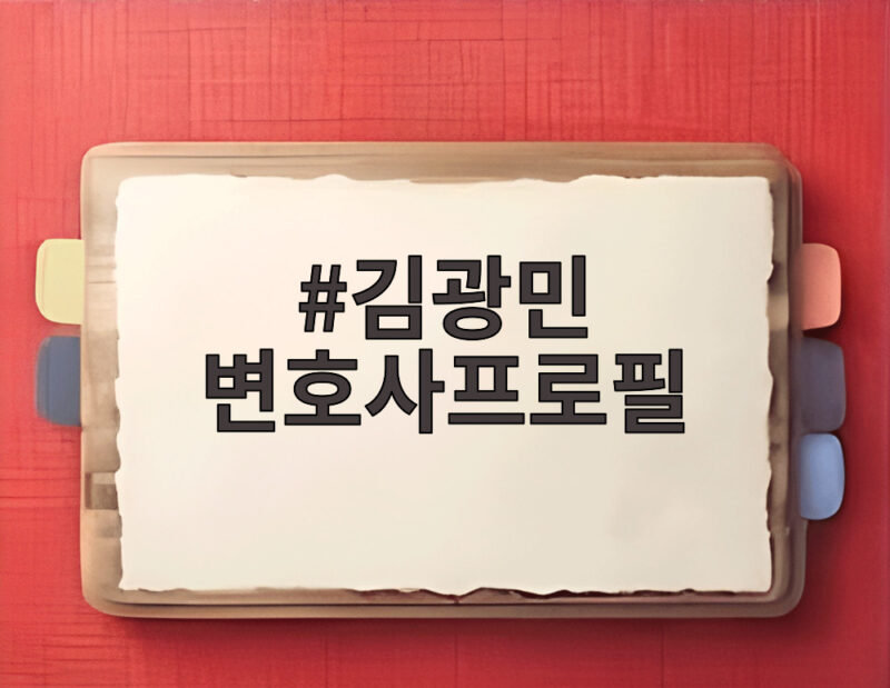 김광민 변호사프로필