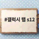 갤럭시 탭 s12