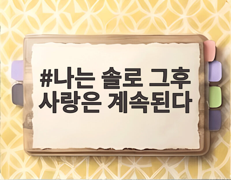 나는 솔로 그후 사랑은 계속된다 넷플릭스 세계 공개 소식 1 나는 솔로 그후 사랑은 계속된다
