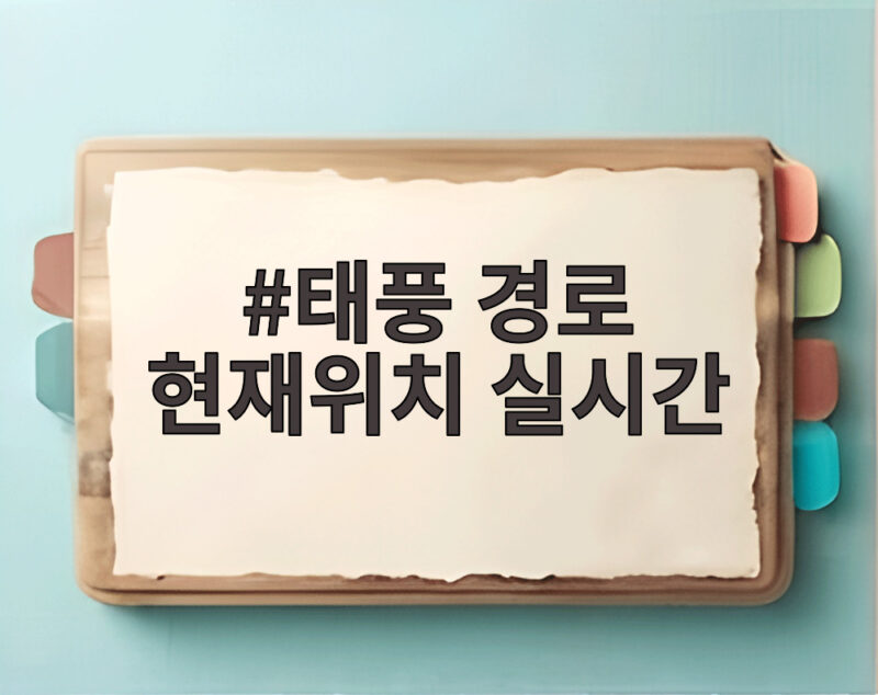 태풍 경로 현재위치 실시간으로 확인하고 안전하게 대비하는 방법 1 태풍 경로 현재위치 실시간